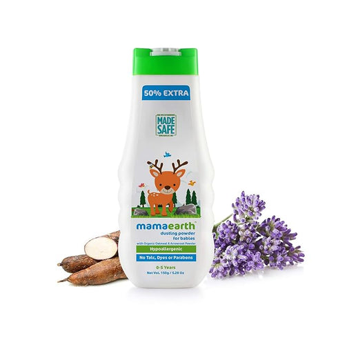 Mamaearth Milky Soft Natural Baby Face Cream & dusting Powder